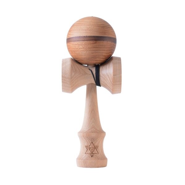 Joc de indemanare Kendama Israel HICKORY X WALLNUT RHINO CLEAR