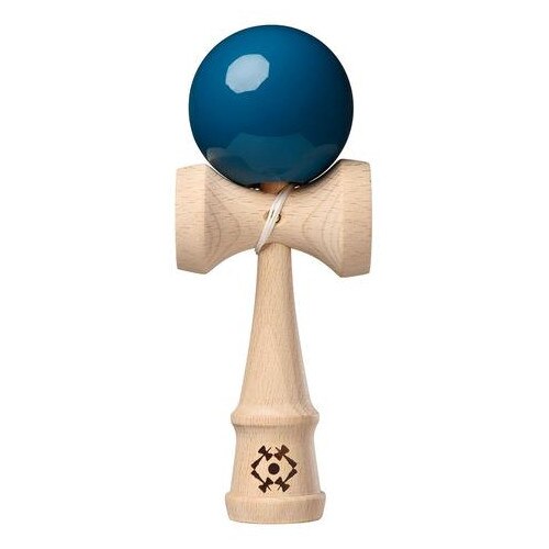 Joc de indemanare Kendama USA Tribute Super Sticky Paint albastru inchis