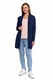 Cardigan elegant lung dama Moraj, design deschis, material moale, viscoza-poliamida, 2XL-3XL INTL