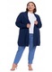 Cardigan elegant lung dama Moraj, design deschis, material moale, viscoza-poliamida, 2XL-3XL INTL