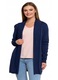 Cardigan elegant lung dama Moraj, design deschis, material moale, viscoza-poliamida, 2XL-3XL INTL