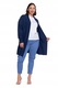 Cardigan elegant lung dama Moraj, design deschis, material moale, viscoza-poliamida, 2XL-3XL INTL