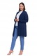 Cardigan elegant lung dama Moraj, design deschis, material moale, viscoza-poliamida, 2XL-3XL INTL