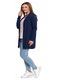 Cardigan elegant lung dama Moraj, design deschis, material moale, viscoza-poliamida, 2XL-3XL INTL