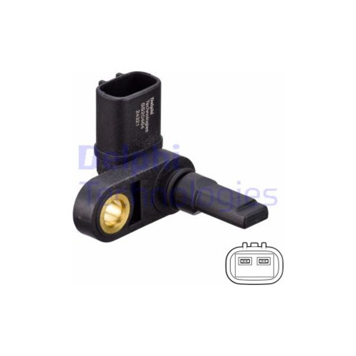 Delphi kerékfordulatszám-érzékelő, SS20464, 2 tűs