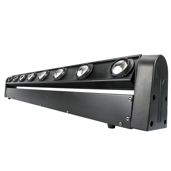 Lumină de scenă LED Shehds 8x12W RGBW, control digital, stecher UE, 107x8x13cm