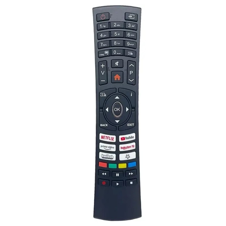 Универсално дистанционно управление за телевизор Vortex, Horizon, Vestel, RC4591, LED/LCD, черно