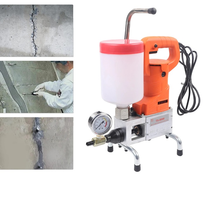 Електрическа машина за инжектиране на фугираща смес, 10000 psi, висока ефективност, здрава конструкция, 39x20x43 см