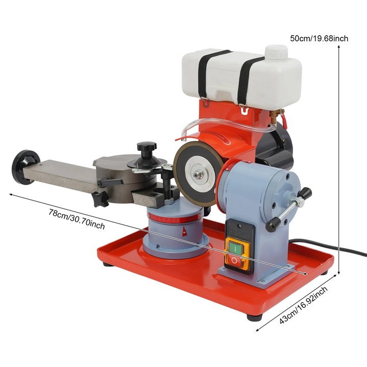 Polizor unghiular, 20 grade ajustabil, rezervor de apa, plastic rezistent, 12x5x5 in