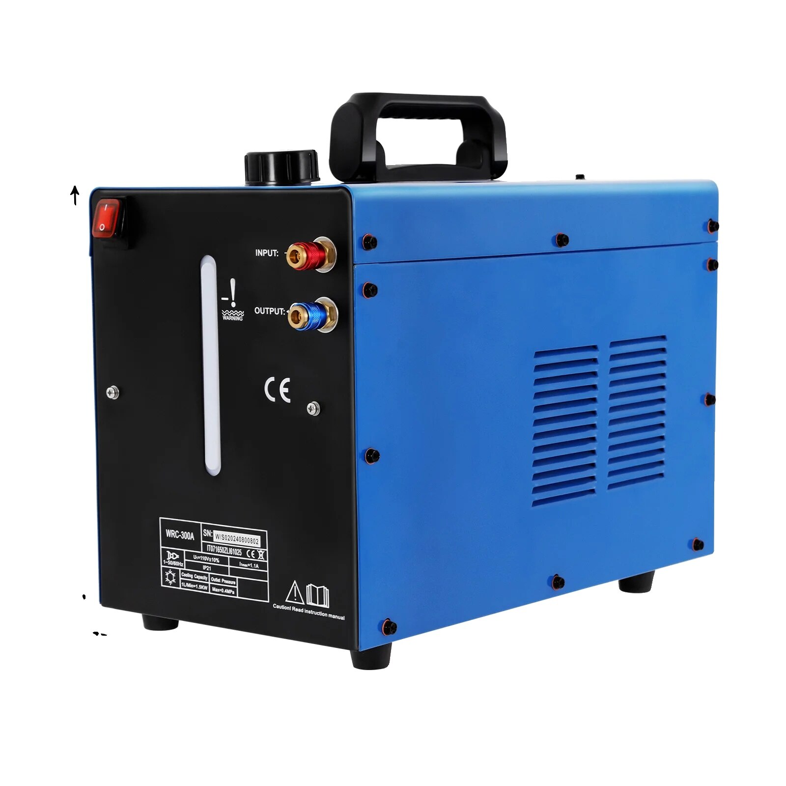 Hegesztő vízhűtő, 370W, tartálykapacitás 8L, kék, méretek 45,6x25