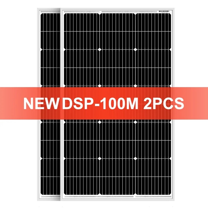 Panou solar 200W, design compact, 97x56.5x2.5cm, energie eficienta, 2 buc