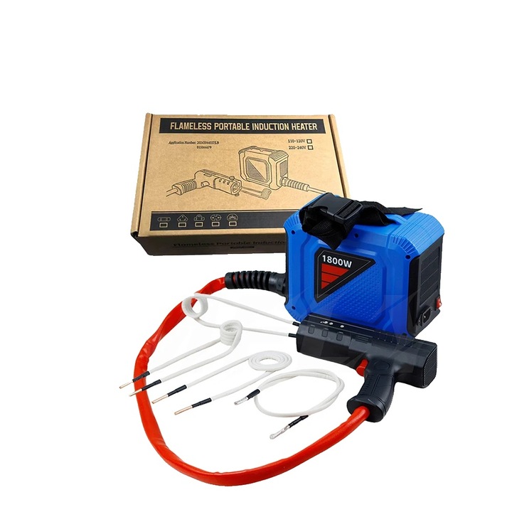 Hordozható indukciós fűtőberendezés 1800 W, léghűtéses, 220 V, 150 cm-es kábel