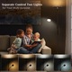 Lampa de podea moderna, lampa de podea LED, baza rotunda, directie reglabila a luminii, bec inclus, stecher UE