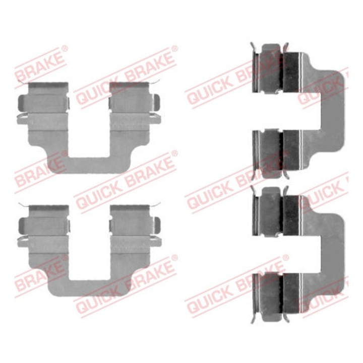 Tartozékkészlet, fékbetétek QUICK BRAKE 109-1712