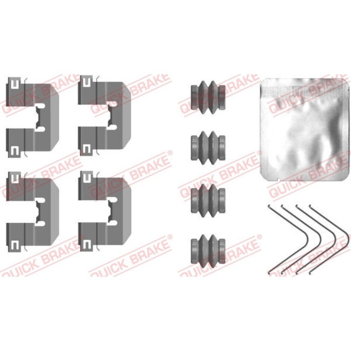 Tartozékkészlet, fékbetétek QUICK BRAKE 109-0117