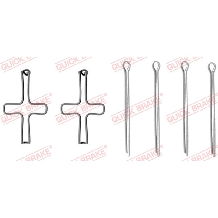 Tartozékkészlet, fékbetétek QUICK BRAKE 109-1099