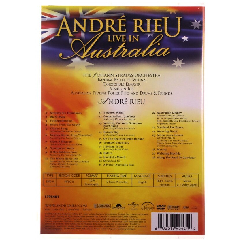 Andre Rieu: Live in Australia [DVD] - eMAG.hu