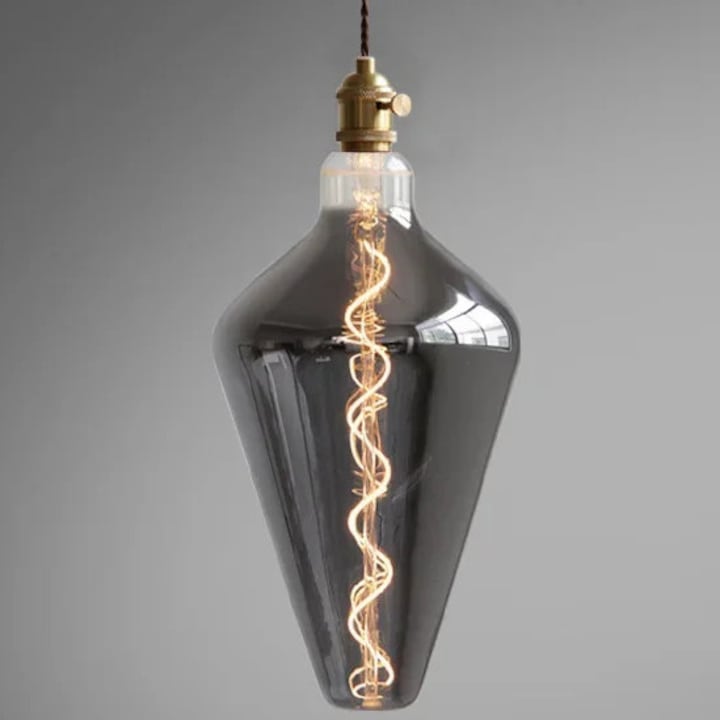 Lustra din sticla LED, design modern, 30x14cm