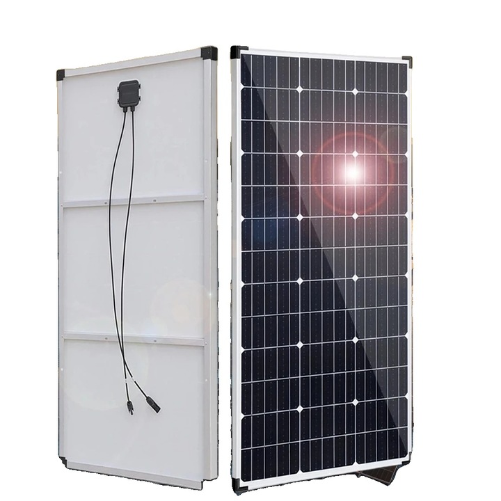 Panou solar 320W, 2 bucati 160W, monocrystalline, 12V, cabluri incluse
