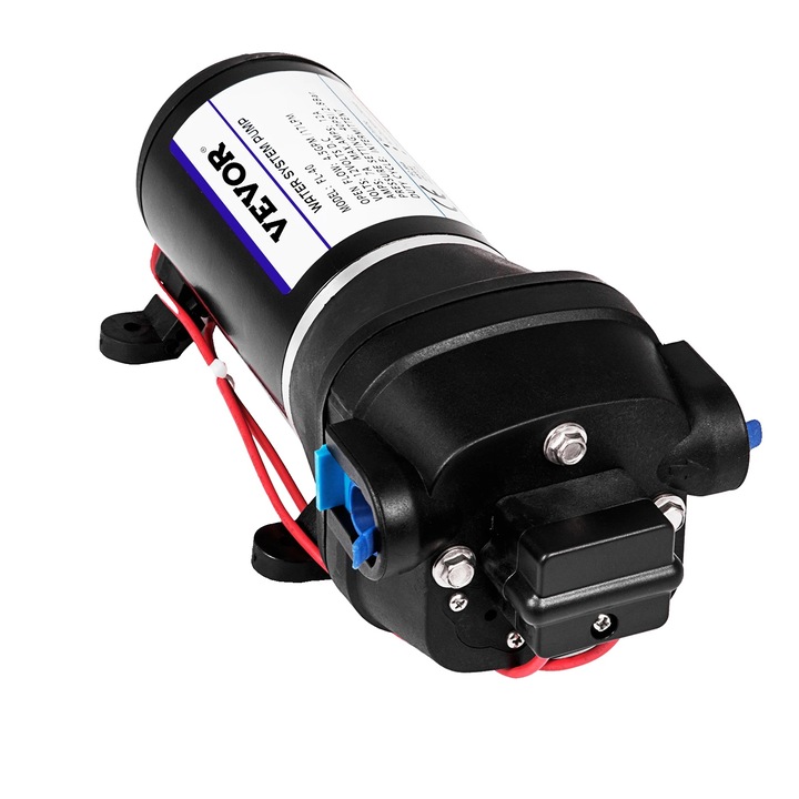 Водна помпа FL-40, 40 PSI, самозасмукваща, 10x4.3x4.3 инча, 12V