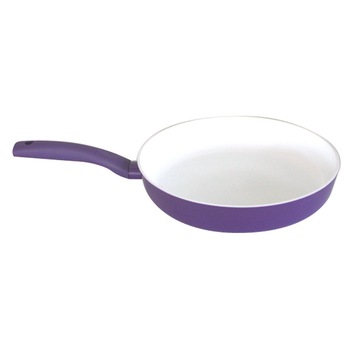 Tigaie 24cm GRAMMY neaderenta acoperita strat ceramic culoare mov Tigaie 24cm GRAMMY neaderenta acoperita strat ceramic culoare mov