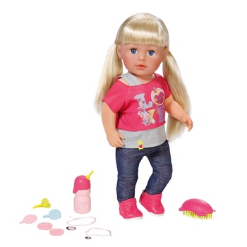 Papusa Zapf Baby Born, Surioara interactiva Papusa Zapf Baby Born, Surioara interactiva