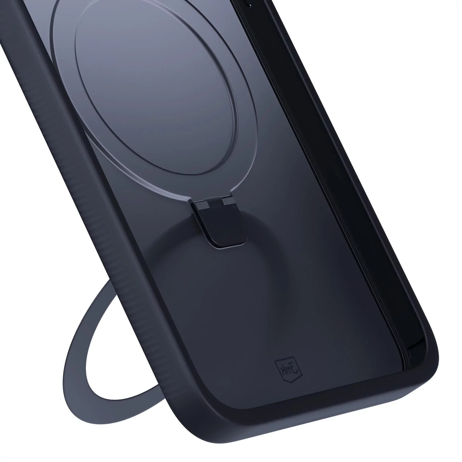 Carcasa 3mk Smoke Case cu MagSafe si Stand compatibila cu Samsung Galaxy S25 Ultra, Negru