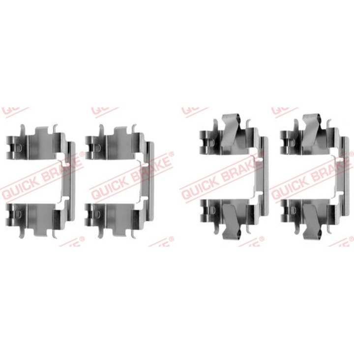 Tartozékkészlet, fékbetétek QUICK BRAKE 109-1257