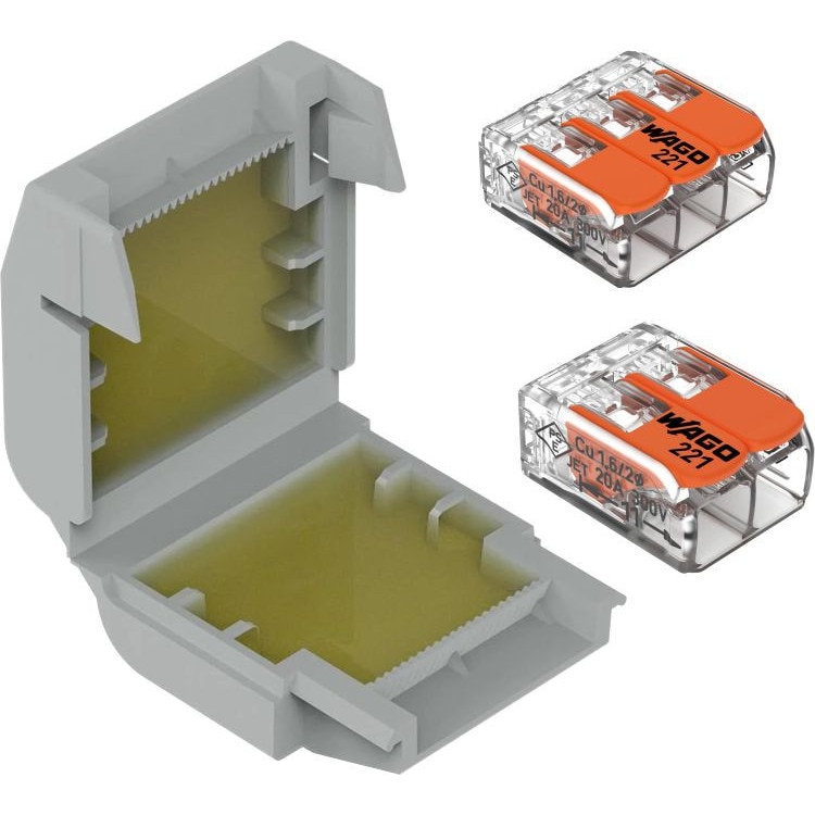 MEGAREX, VNGD 3点セット WAGO Gelbox 207-1331 cutie derivatie cu gel pentru conectori seria
