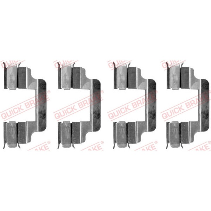 Tartozékkészlet, fékbetétek QUICK BRAKE 109-1230