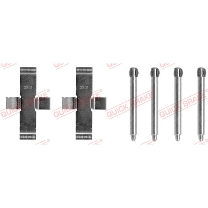 Tartozékkészlet, fékbetétek QUICK BRAKE 109-1037