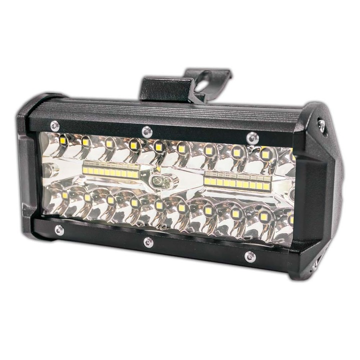 Bara LED Auto CARGUARD Off Road, 40W, 40 SMD LED-uri, 6000-7000K, 167x78x65mm