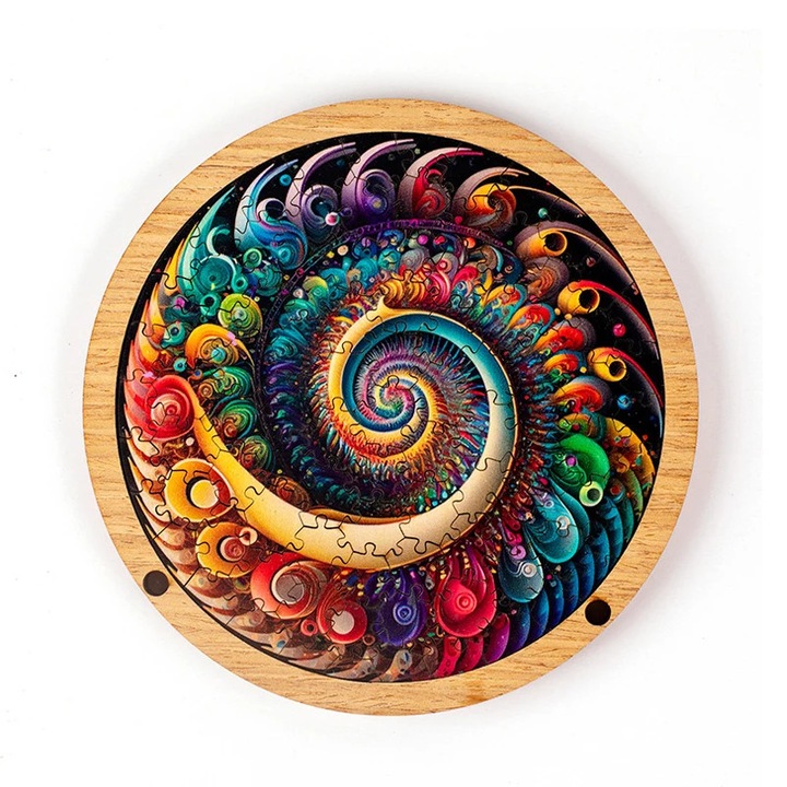 Пъзел с неправилна форма, цветен, невъзможно предизвикателен, подходящ за деца и възрастни, сензорен