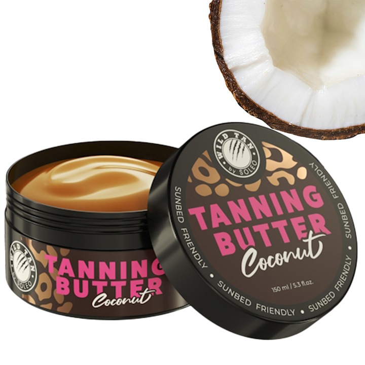 Масло за тен Wild Tan с аромат на кокос, буркан 150 мл