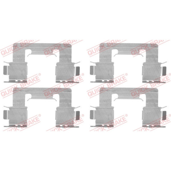 Tartozékkészlet, fékbetétek QUICK BRAKE 109-1294