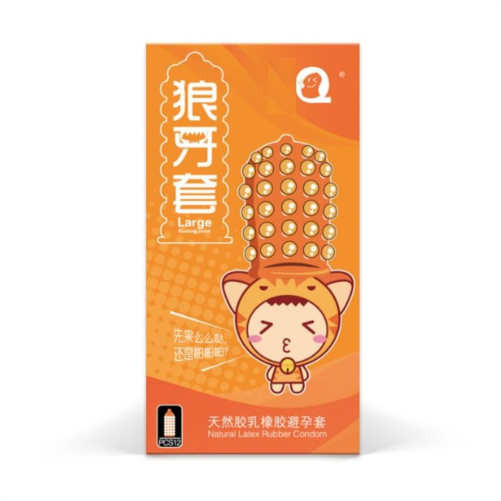 Комплект презервативи SANFACE, 12 броя, латексови, за мъже