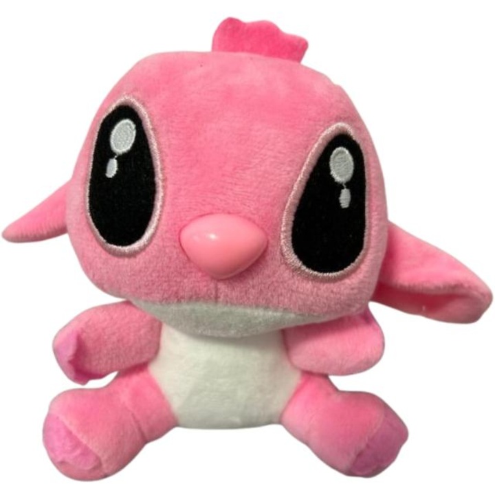 Миниатюрна плюшена фигурка Стич, розова, 13 см