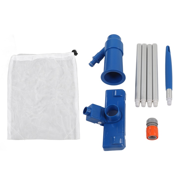 Преносима прахосмукачка за басейн, градински инструменти, първокласен материал, задвижвана от налягането на водата, компактни размери