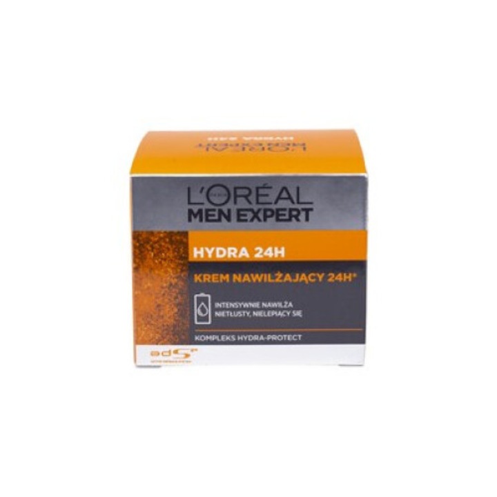 Crema de fata, L'Oreal Men Expert Hydra, 24H, intens hidratanta, 50 ml