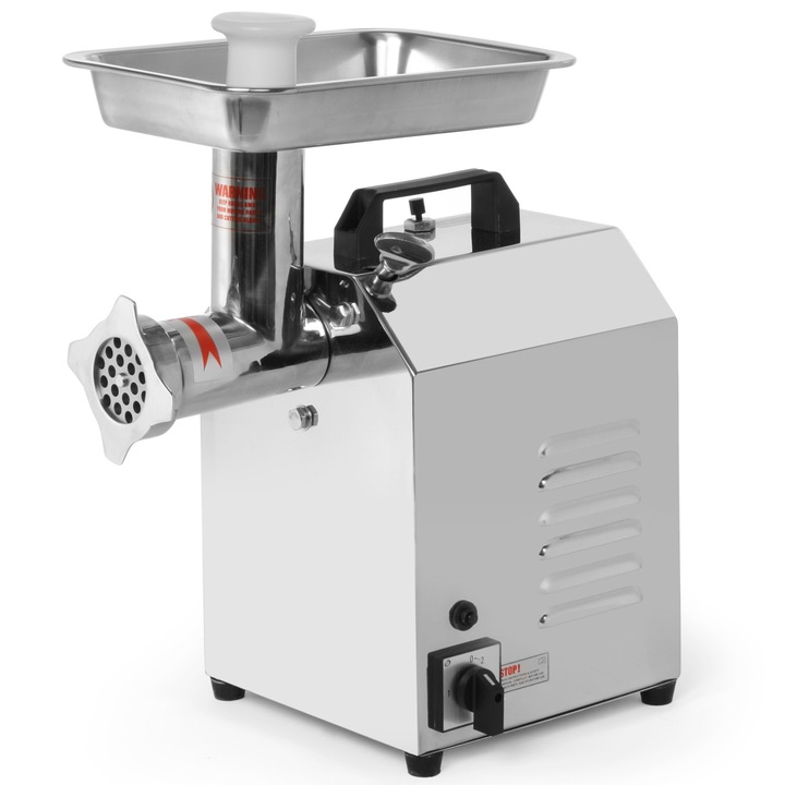 Professzionális húsdaráló Hendi Top Line, 300W, 80kg/h, rozsdamentes acél, 250x370x490mm