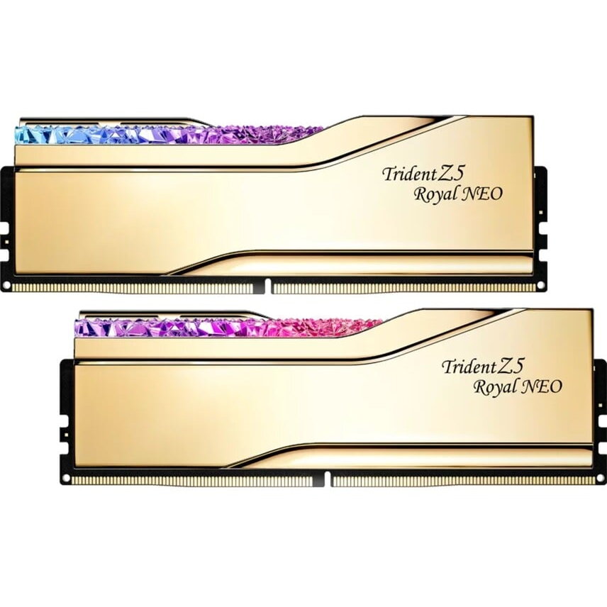 Memorie RAM G.Skill Trident Z5 Royal Neo 32GB, 6000, aur, set dual