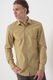 HUGO, Camasa slim fit de bumbac Jenno, Camel, 40