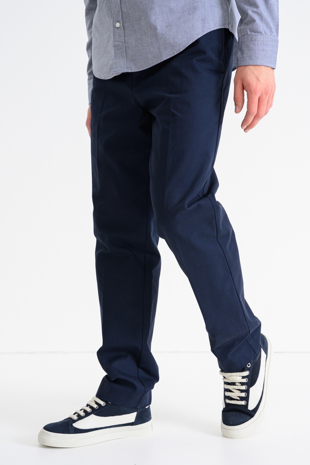 HUGO, Pantaloni chino slim fit Genar, Albastru ultramarin, XL