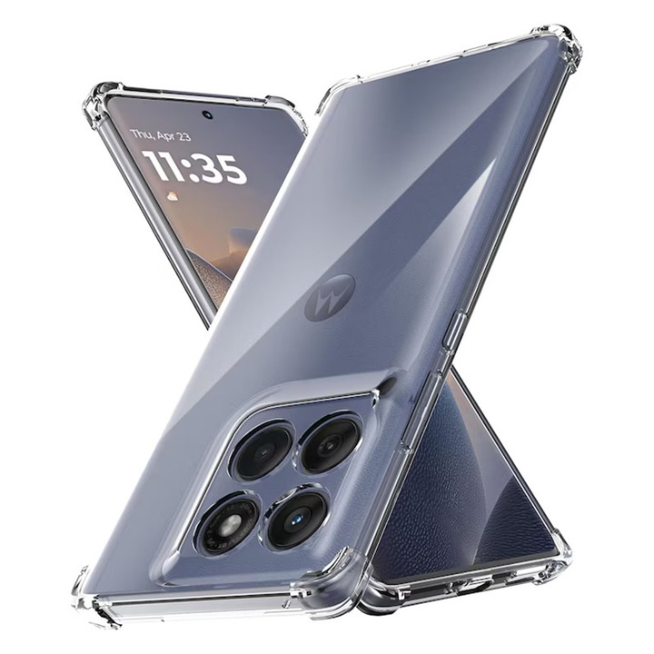 Калъф за Motorola Edge 60 / Edge 60 Fusion, tpu, противоударен, прозрачен