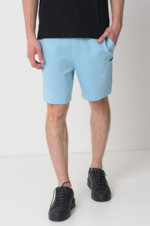 BOSS, Pantaloni scurti cu buzunare laterale, Albastru pastel
