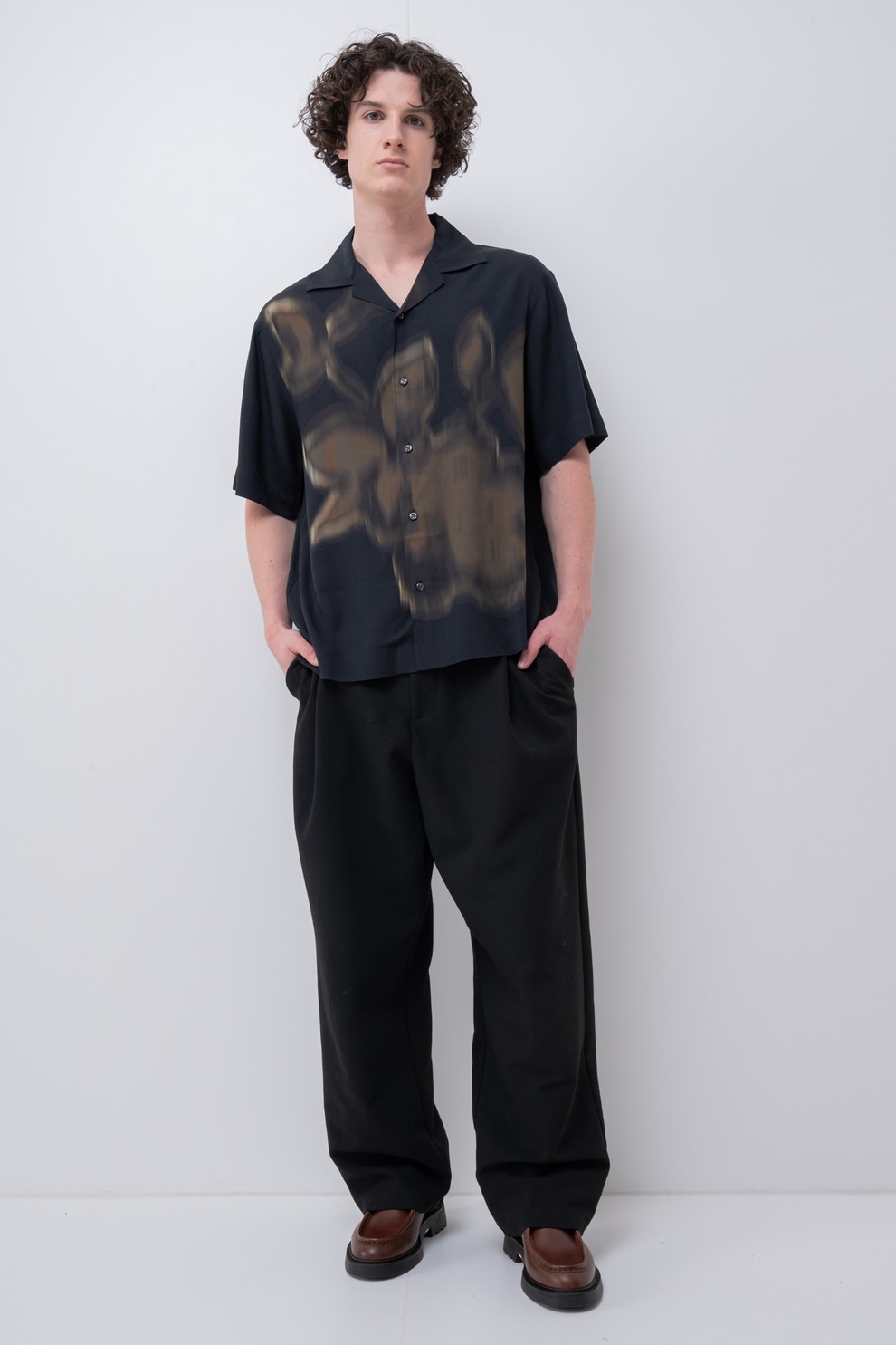 HUGO, Camasa lejera cu maneci scurte Espino, Multicolor, XL