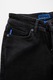 HUGO, Blugi slim fit cu logo decorat cu strasuri Gamera, Negru stins
