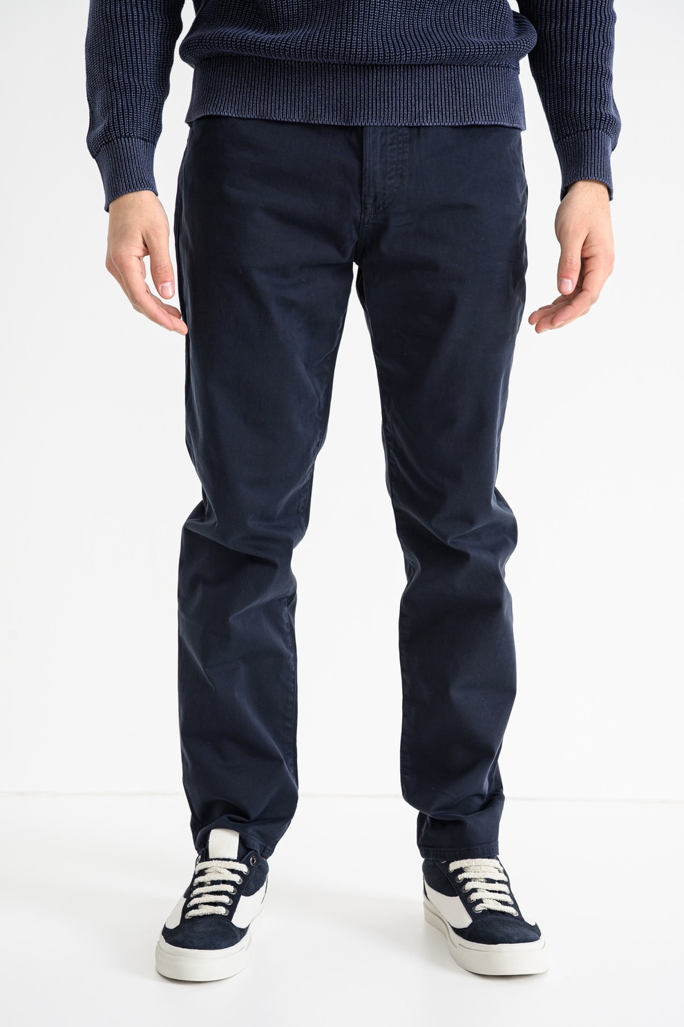 BOSS, Blugi slim fit Delaware, Albastru ultramarin, W33-L32
