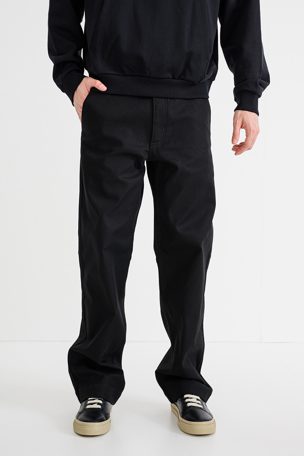 HUGO, Pantaloni regular fit Zarik, Negru, W34-L32