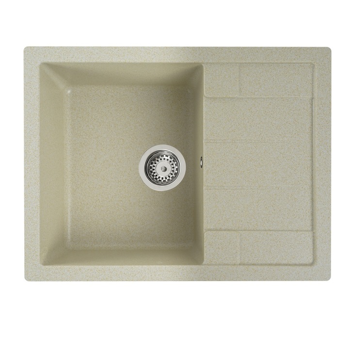 Chiuveta de bucatarie Elefant Intenso, Nisip 465x340 mm